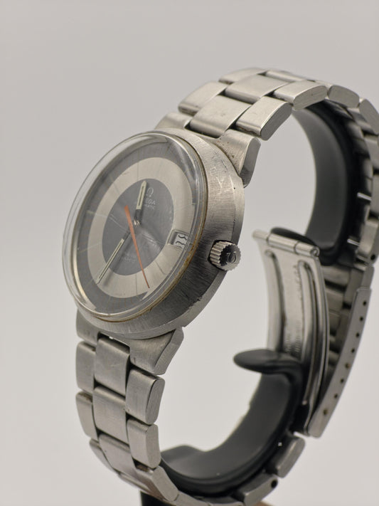 Vintage Omega Genève Dynamic Watch | 1970s Swiss Automatic, Bullseye Dial