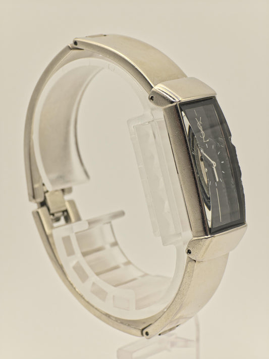 Vintage Yves Saint Laurent YSL 770136 Women’s Watch Rectangular Case Silver Tone Quartz Dress Watch | - 29