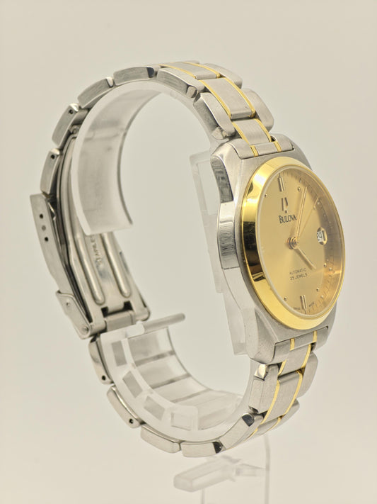 Bulova Automatic 25 Jewels Two-Tone Stainless Steel Men’s Watch Ref. 543000 Swiss Made | - 88