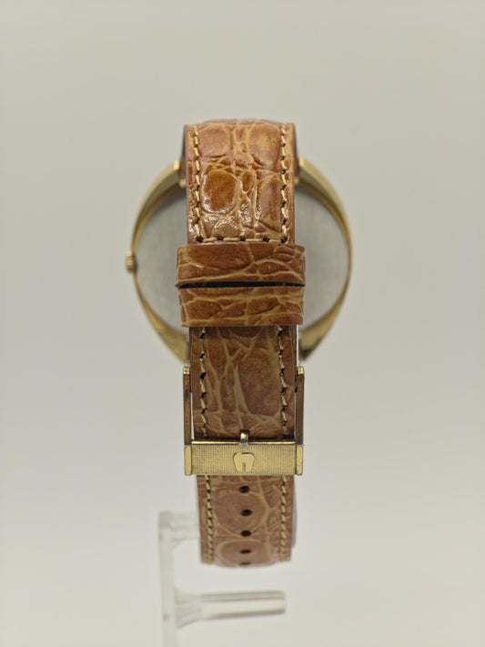 Universal Genève Gilt Shadow Automatic 566101 Gold Tone Men Vintage Watch | -313