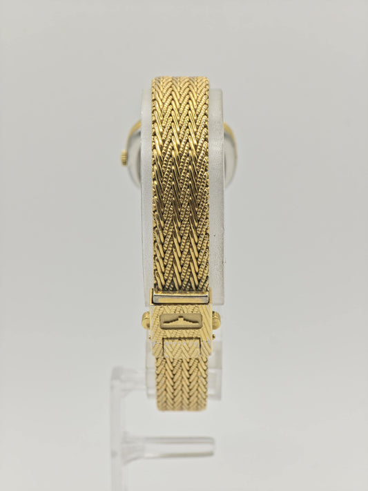 Vintage Longines Women's Gold Tone Quartz Cushion Dress Watch Swiss Made - 427