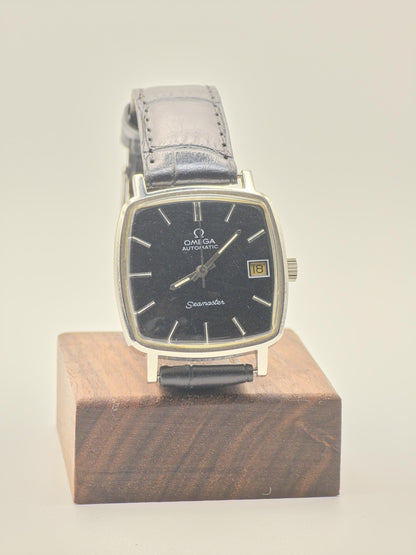 Vintage Omega Genève Automatic Watch | 1969 Swiss Made, Black Dial