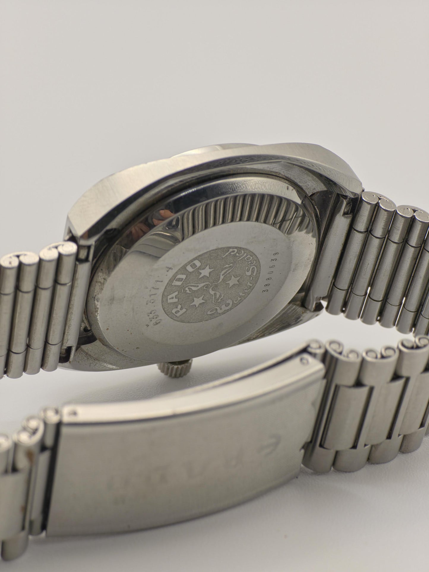 Rado Automatic Date | 1970s Swiss Made | Grey Dial | Vintage Stainless Steel Watch | Collectible Timepiece