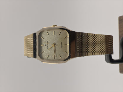 Vintage Junghans His & Hers Watch Set: Gold Tone Mesh, c.1980s