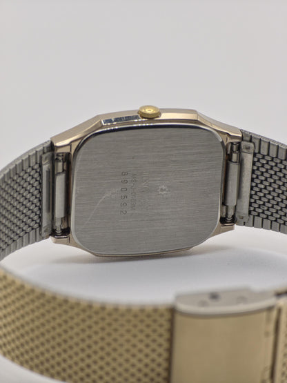 Vintage Junghans His & Hers Watch Set: Gold Tone Mesh, c.1980s