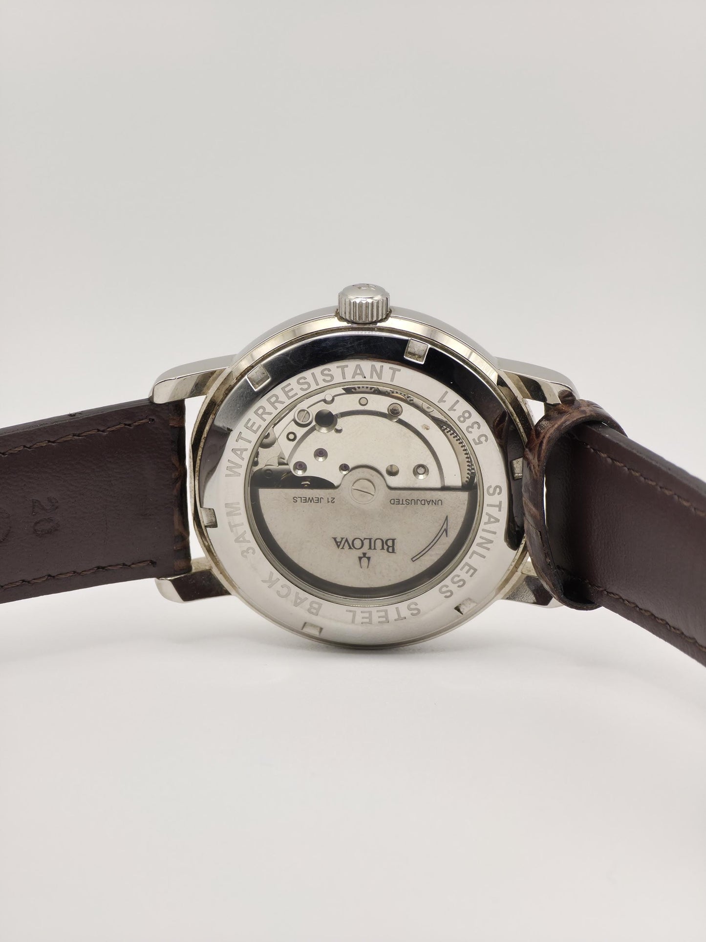 Bulova Automatic Men’s Watch – Swiss Made, Classic Silver Dial, 2000s