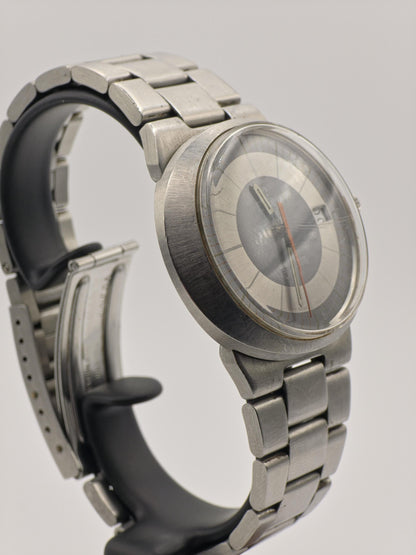 Vintage Omega Genève Dynamic Watch | 1970s Swiss Automatic, Bullseye Dial