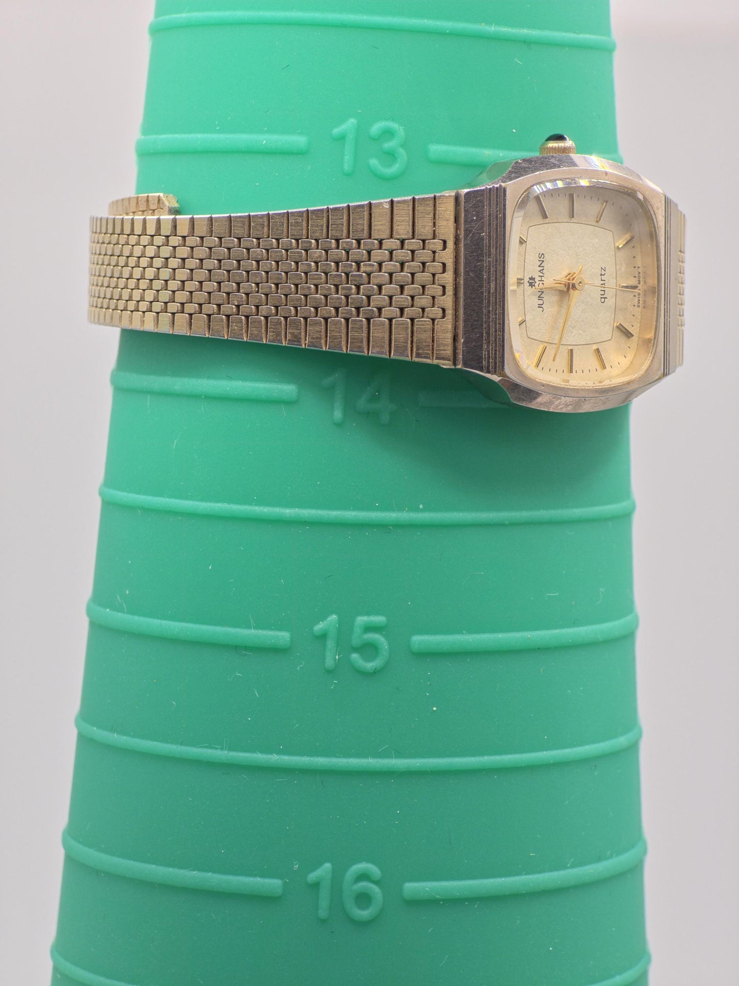 Vintage Junghans His & Hers Watch Set: Gold Tone Mesh, c.1980s