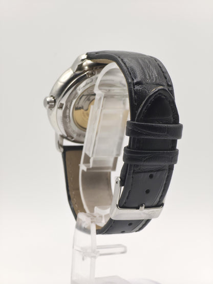 Frederique Constant Geneve Automatic Watch – Swiss Made, Black Roman Numeral Dial