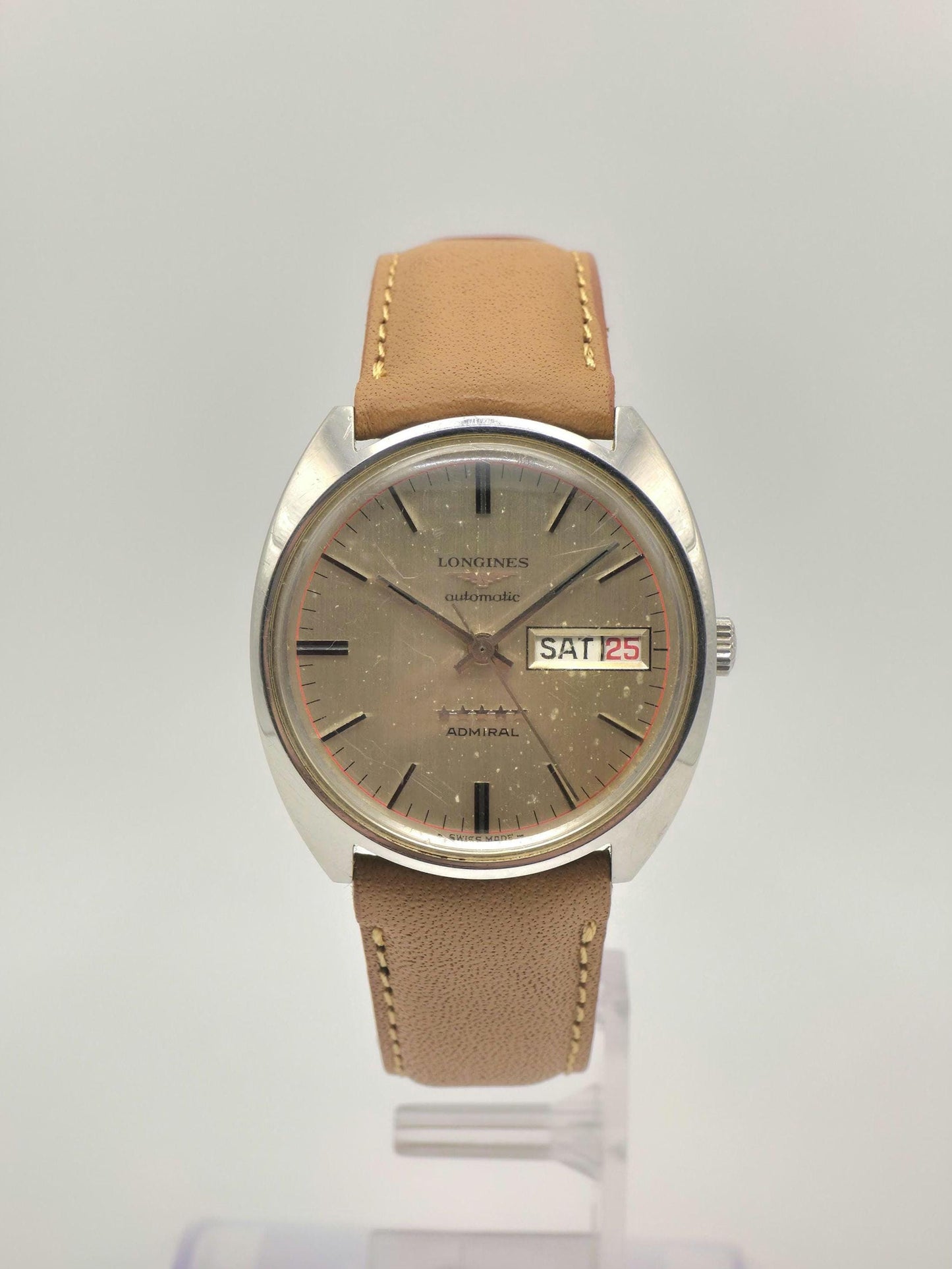 Vintage Longines Admiral Automatic Men’s Watch – 1970s Swiss Made Five-Star Series