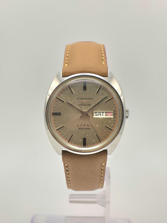 Vintage Longines Admiral Automatic Men’s Watch – 1970s Swiss Made Five-Star Series