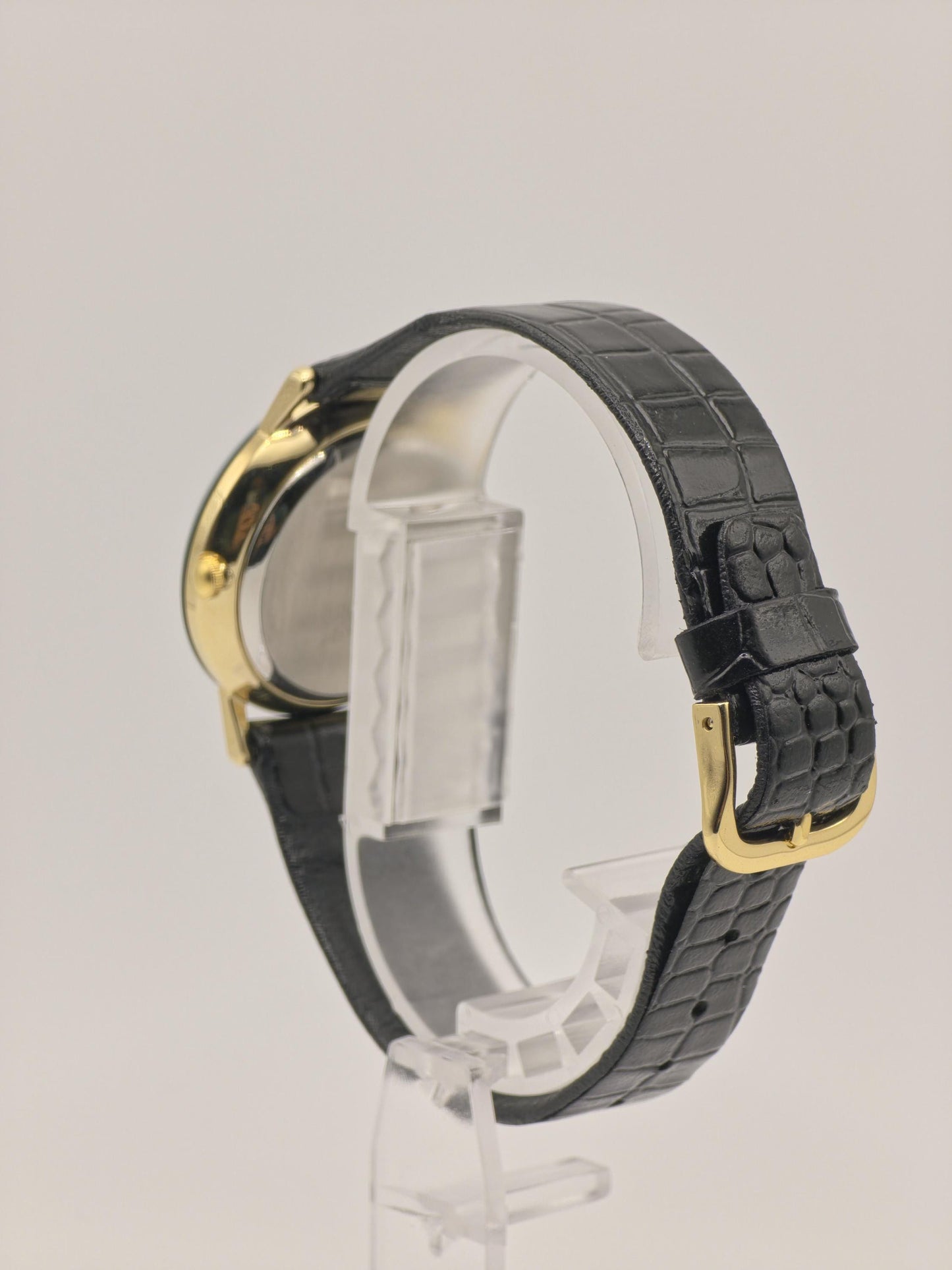 JUNCHANS Astra Quartz – Black Onyx Dial – Gold-Tone Case – Box & Warranty