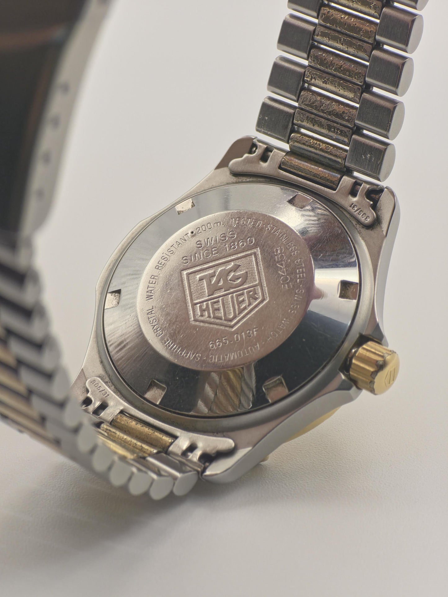 Vintage TAG Heuer Automatic Watch | Two-Tone Swiss Made Diver