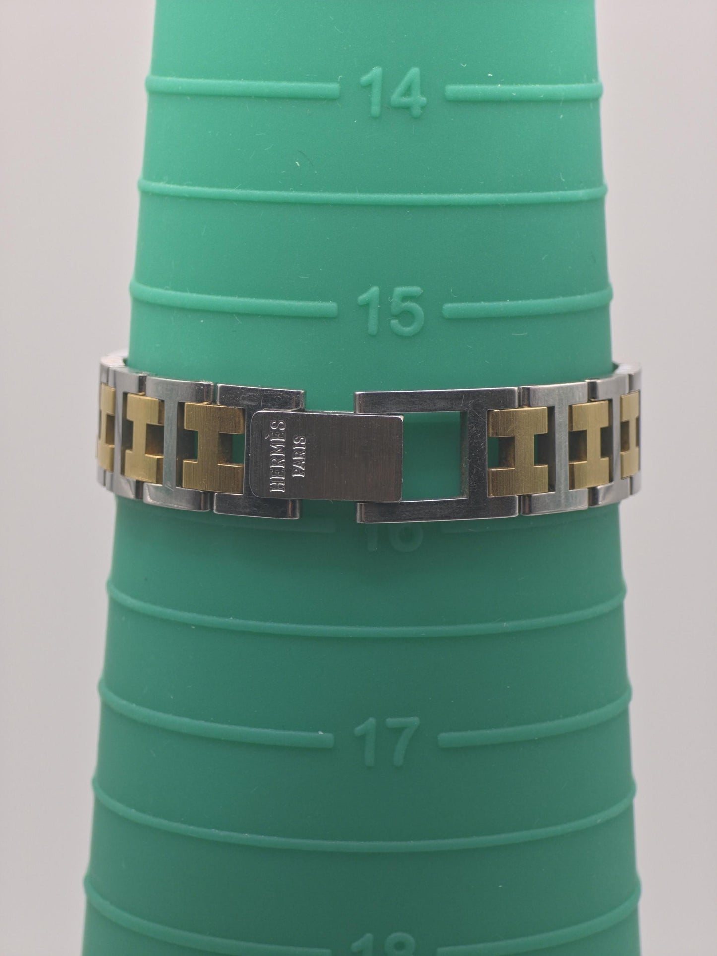 Vintage HERMES PARIS Ladies Watch Two Tone H Link Bracelet Clipper Style Quartz Luxury Swiss Made Gift for Her Anniversary