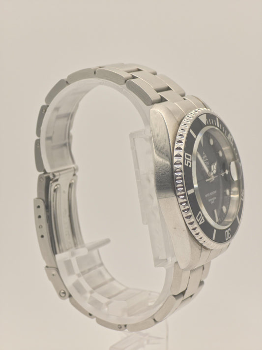 ELGIN Diver Watch Men's Black Bezel Steel Bracelet Quartz Professional Sports Timepiece Classic Gift