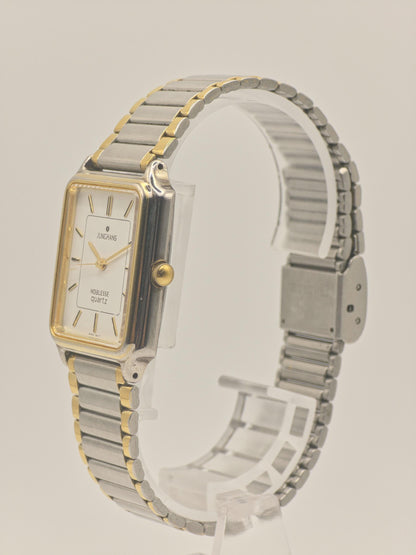 Vintage Junghans Noblesse Quartz Watch, Two-Tone Square Dress Watch