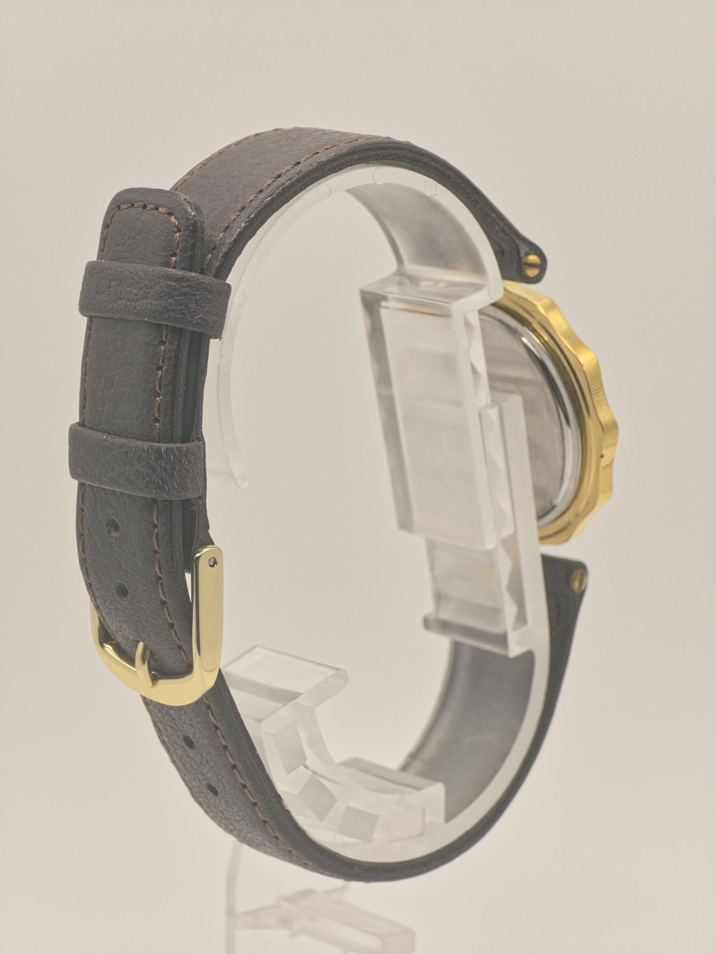 Vintage RADO Quartz Watch, Gold Plated Honeycomb Dial, Swiss Made