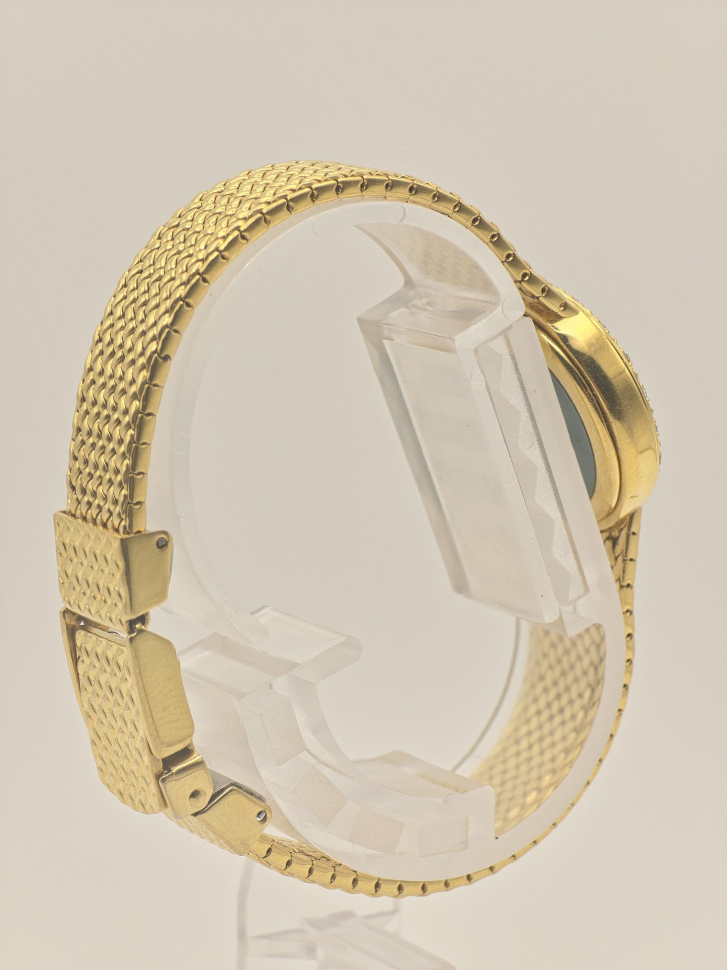 Vintage SEIKO Excelsior Ladies Watch: Gold Tone Diamond, Mother of Pearl