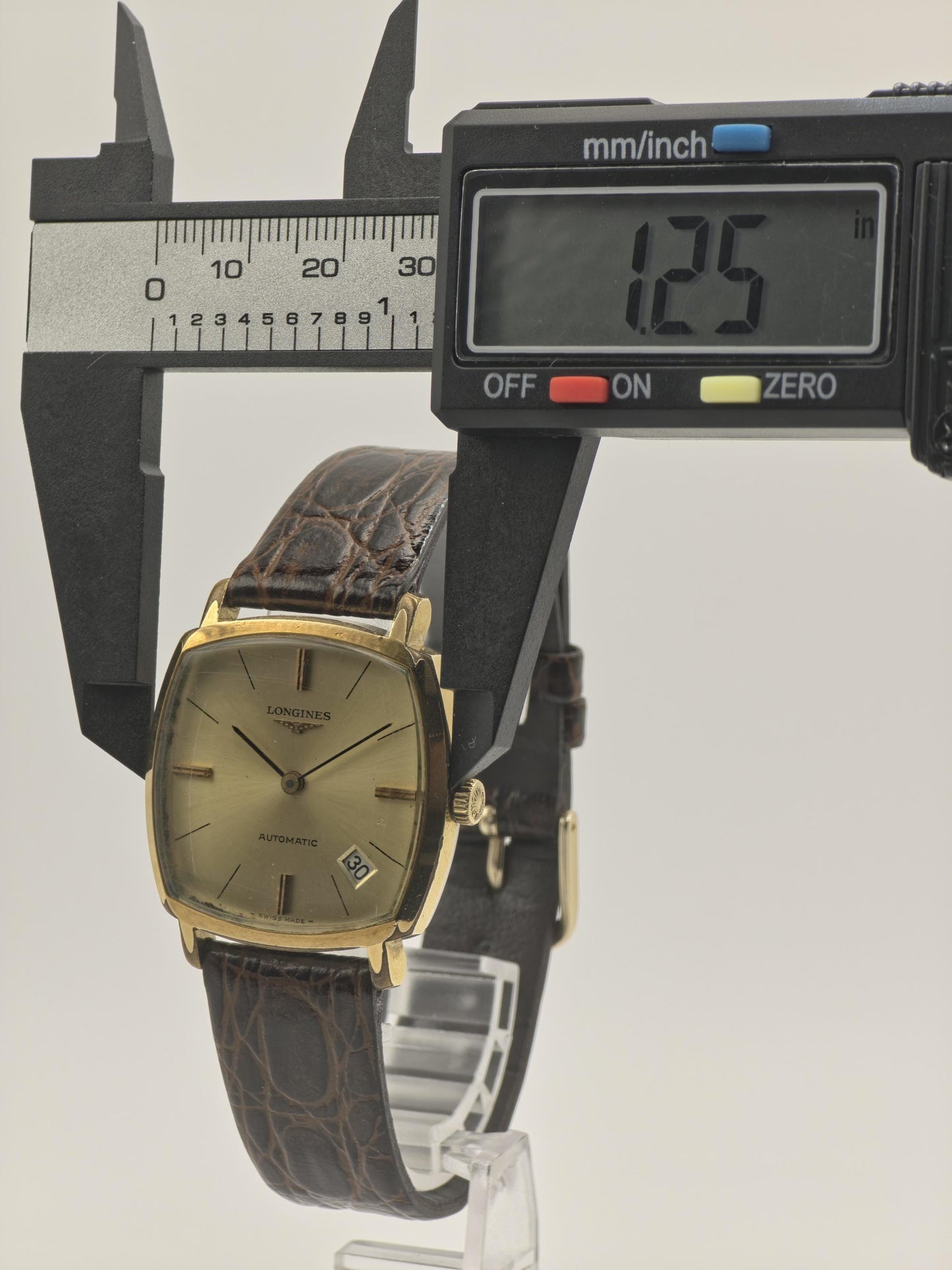 Vintage Longines Automatic Watch | Gold Plated Cushion Case, 1970s