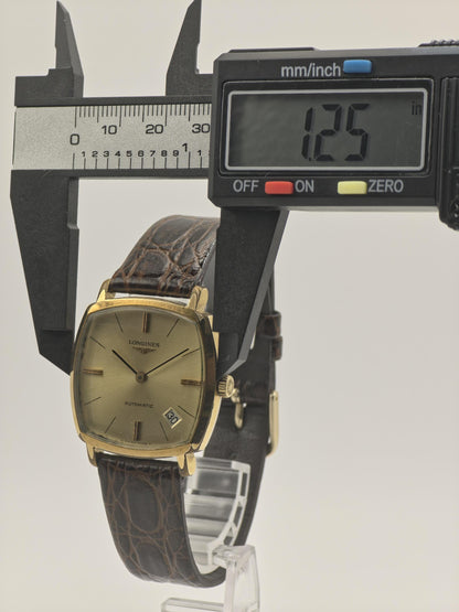 Vintage Longines Automatic Watch | Gold Plated Cushion Case, 1970s