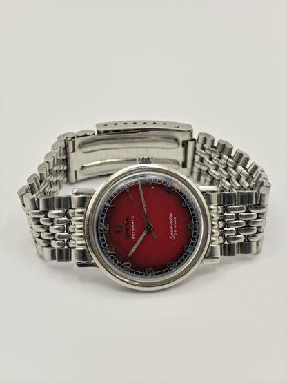 Vintage Omega Seamaster De Ville Automatic Watch | Tropical Red Dial, 1960s