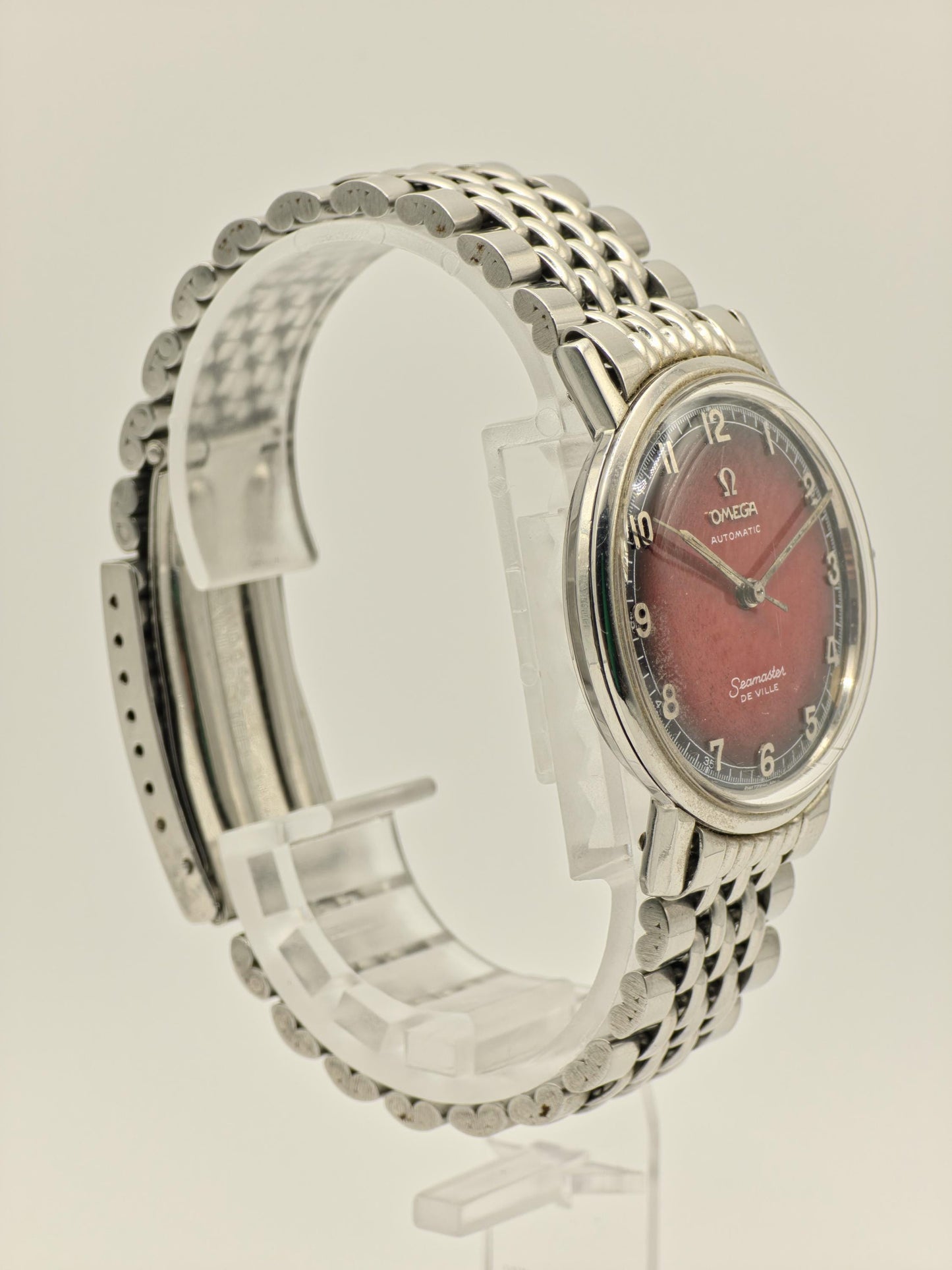 Vintage Omega Seamaster De Ville Automatic Watch | Tropical Red Dial, 1960s