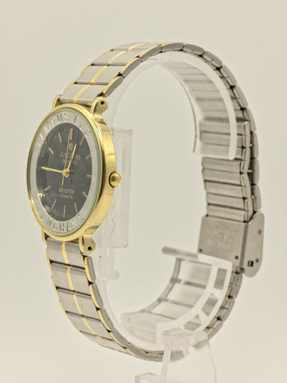 Vintage Junghans Meister Quartz Watch | Tempus Fugit Black Dial