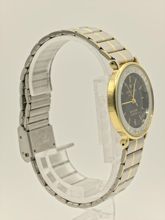 Vintage Junghans Meister Quartz Watch | Tempus Fugit Black Dial