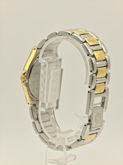 Vintage CYMA Quartz Watch | Blue Mother of Pearl Dial, Swiss Made