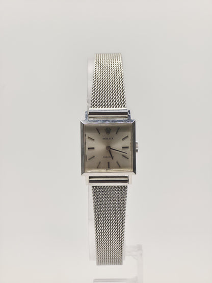 Vintage Rolex Precision Women’s Watch – 1960s Swiss Classic with Mesh Bracelet