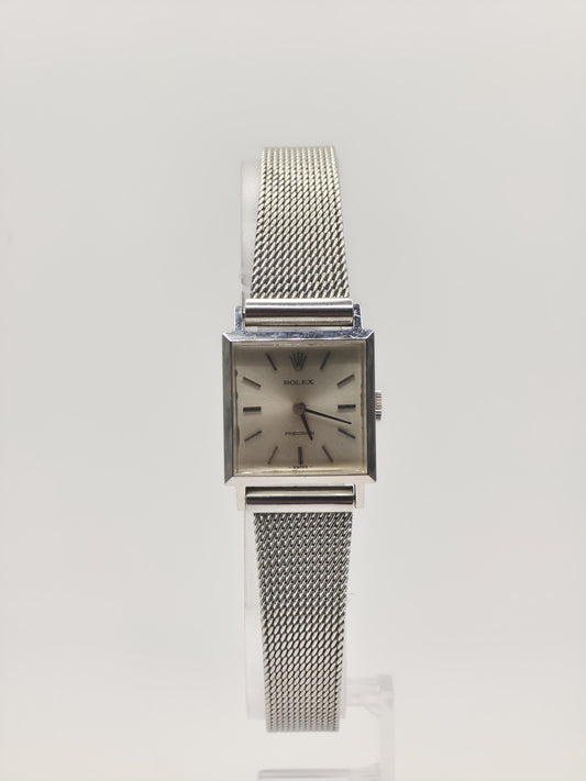 Vintage Rolex Precision Women’s Watch – 1960s Swiss Classic with Mesh Bracelet