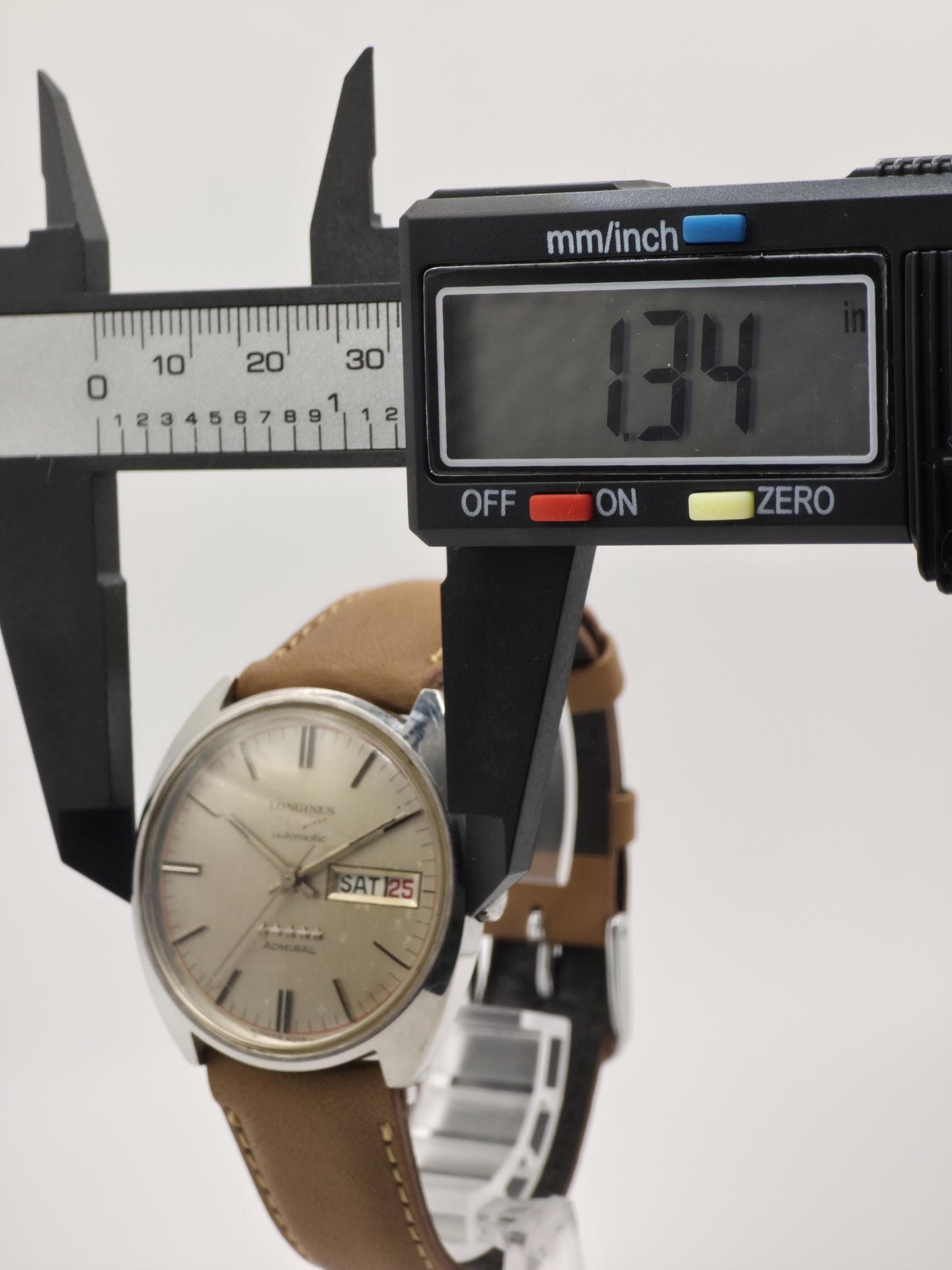 Vintage Longines Admiral Automatic Men’s Watch – 1970s Swiss Made Five-Star Series