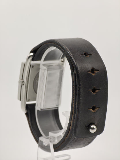Hermès Paris Carré Quartz Men’s Watch – Swiss Made Minimalist Design