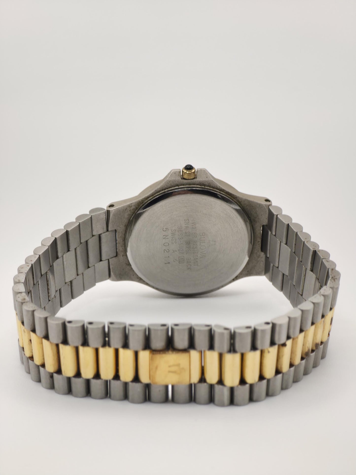 Vintage Bulova Quartz Watch | Two-Tone Stainless Steel Dress Watch