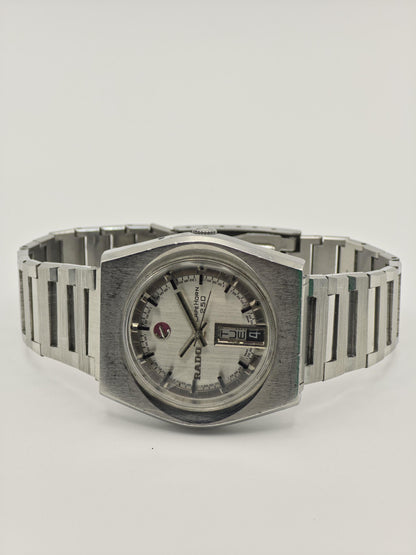 Vintage Rado Cape Horn Automatic Watch | Swiss Steel Day-Date, 1970s Timepiece