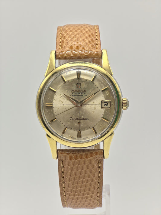 Vintage Omega Constellation Automatic Chronometer | 1960s Gold-Plated Swiss Watch | Date | Classic Dress Timepiece