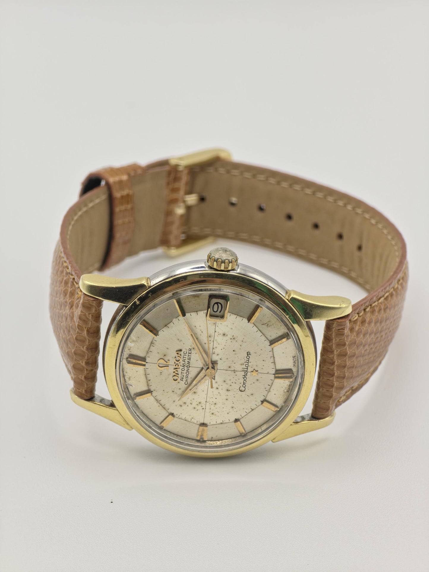 Vintage Omega Constellation Automatic Chronometer | 1960s Gold-Plated Swiss Watch | Date | Classic Dress Timepiece