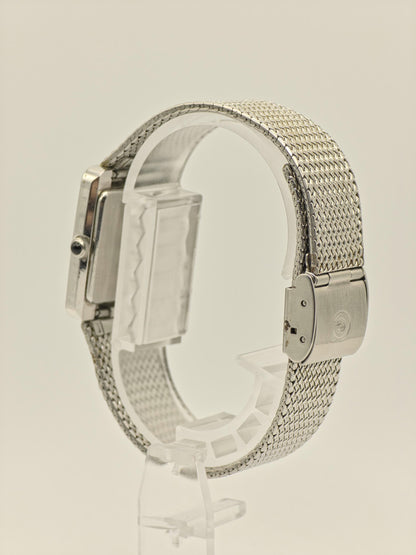 Vintage CYMA Navystar Watch | Swiss Made Rectangular Brown Dial
