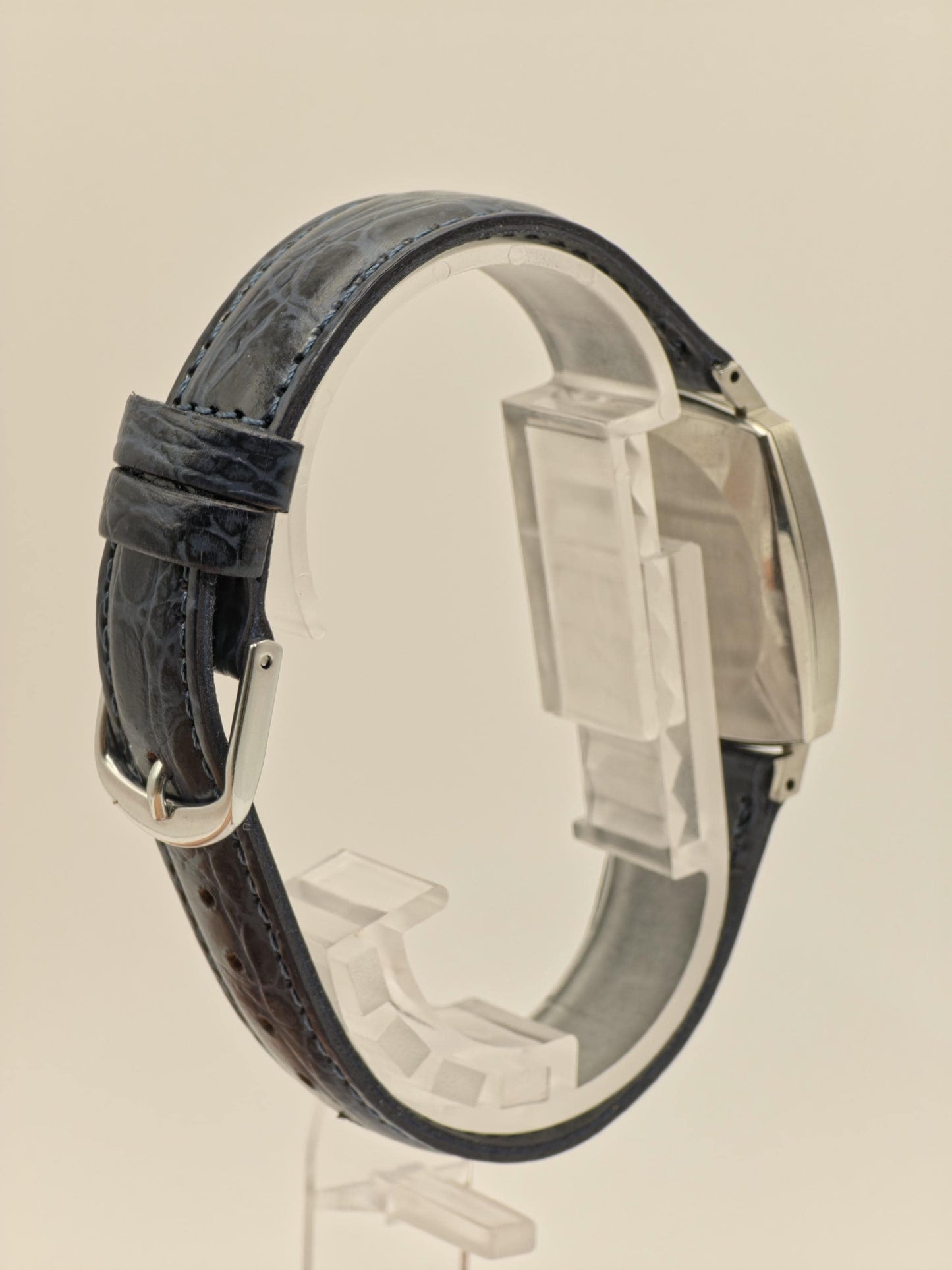 Vintage Omega De Ville Automatic Watch | 1960s Square Stainless Steel, Patina Dial