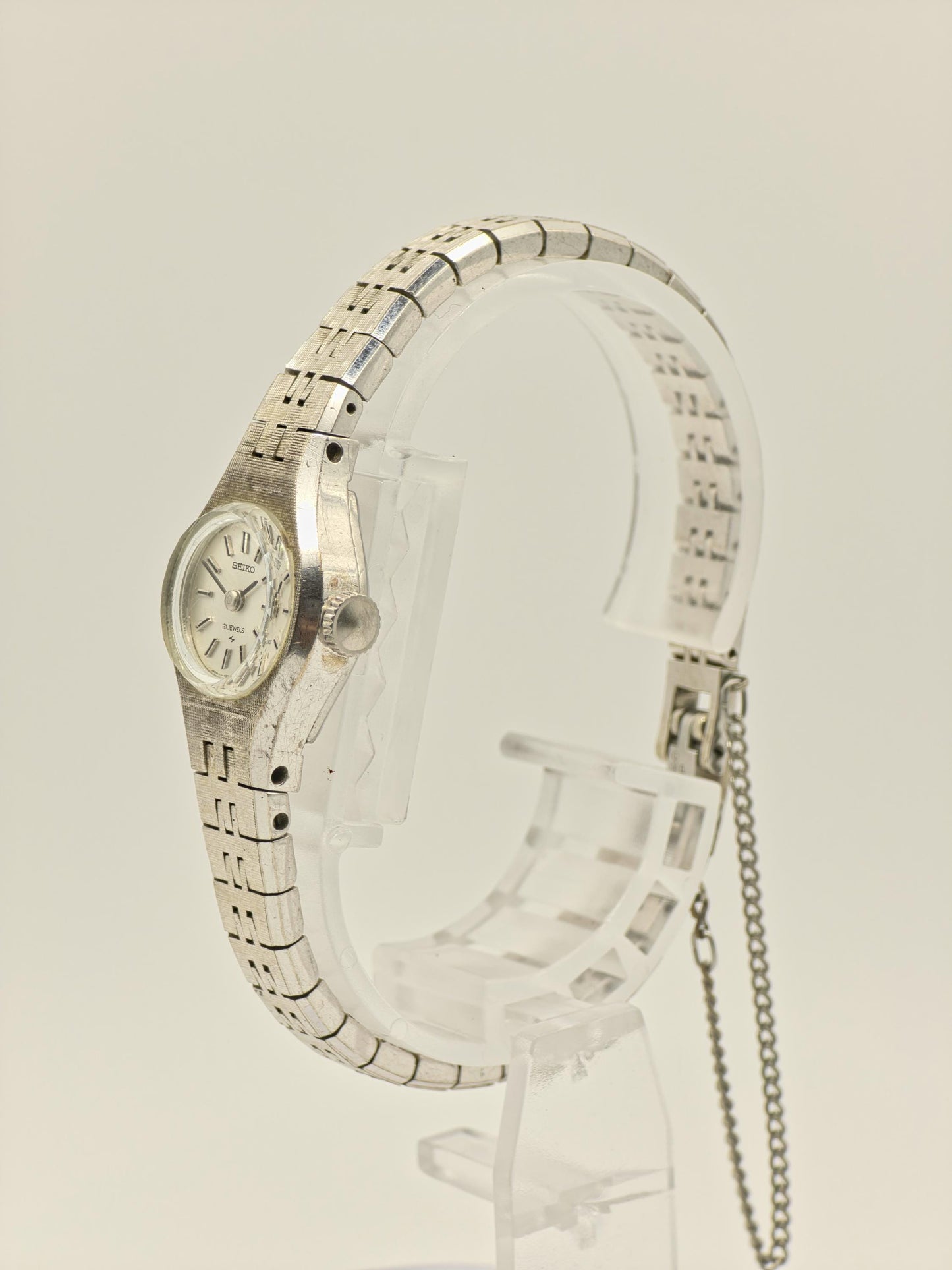 Vintage Seiko 21 Jewels Ladies Mechanical Watch | Stainless Steel Dress Bracelet | Classic Japan-Made Timepiece