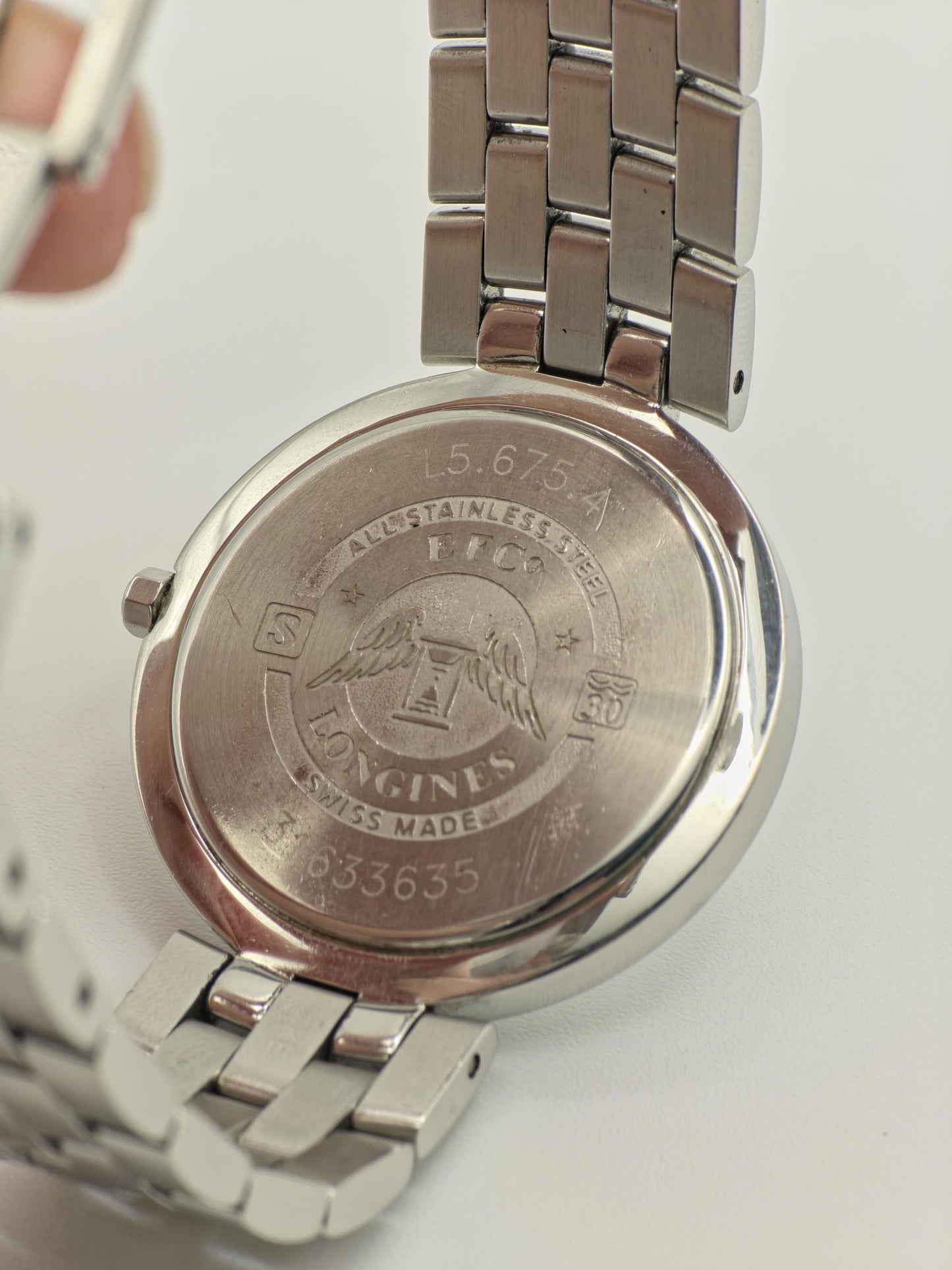 Vintage Longines Quartz Watch | Swiss Made Stainless Steel Dress Timepiece