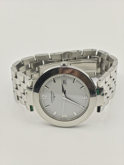 Vintage Longines Quartz Watch | Swiss Made Stainless Steel Dress Timepiece