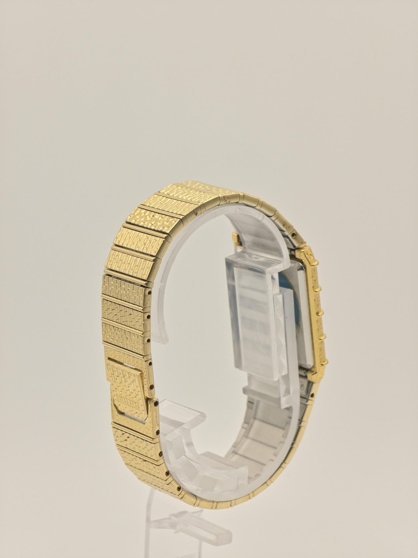Vintage RADO Gold-Plated Textured Watch – Swiss Made – Box & Serial Card