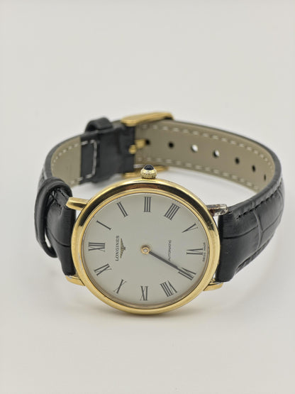 Vintage Longines Automatic Dress Watch | Gold-Tone, Roman Numeral Dial