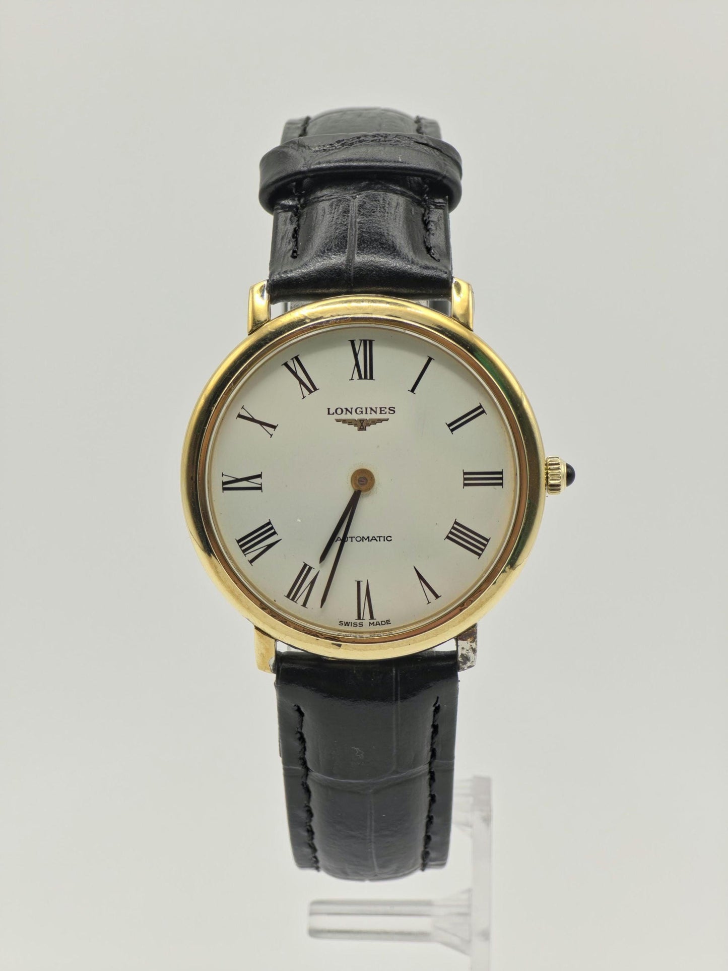 Vintage Longines Automatic Dress Watch | Gold-Tone, Roman Numeral Dial