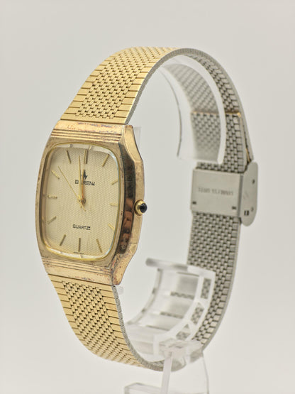 Vintage Buren Couple Watch Set | Gold-Tone Swiss Quartz Timepiece