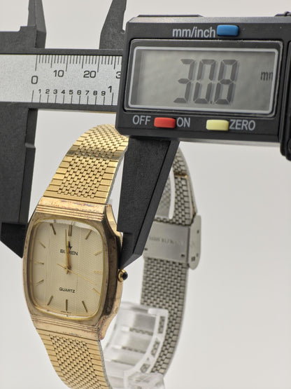 Vintage Buren Couple Watch Set | Gold-Tone Swiss Quartz Timepiece