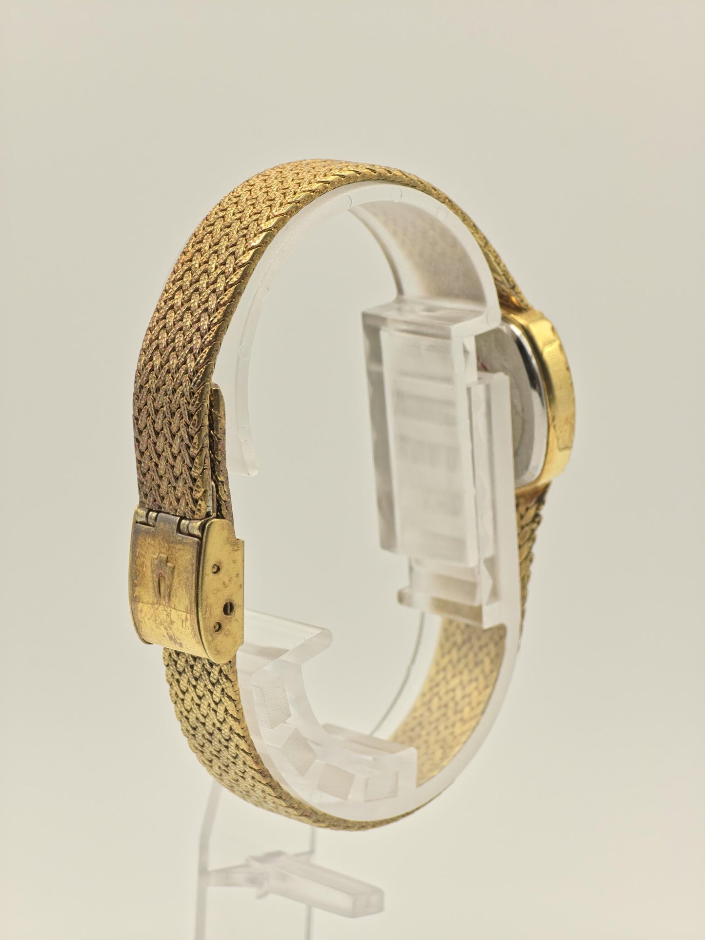 Vintage Bulova Couple Watch Set | Gold-Tone Diamond-Style Dial, Swiss Quartz