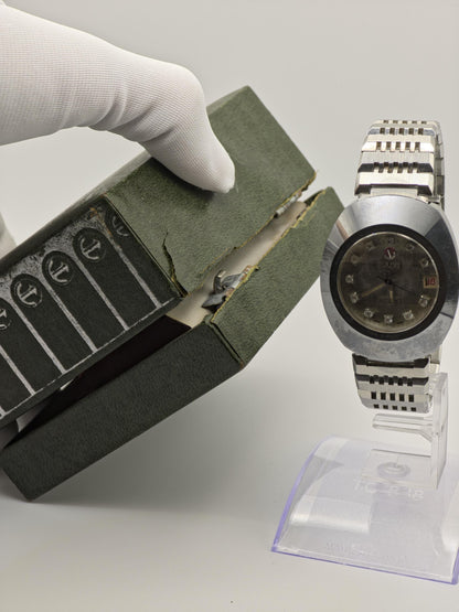 Vintage Rado Diastar Automatic Watch, Hardmetal Case, Swiss Made With Box