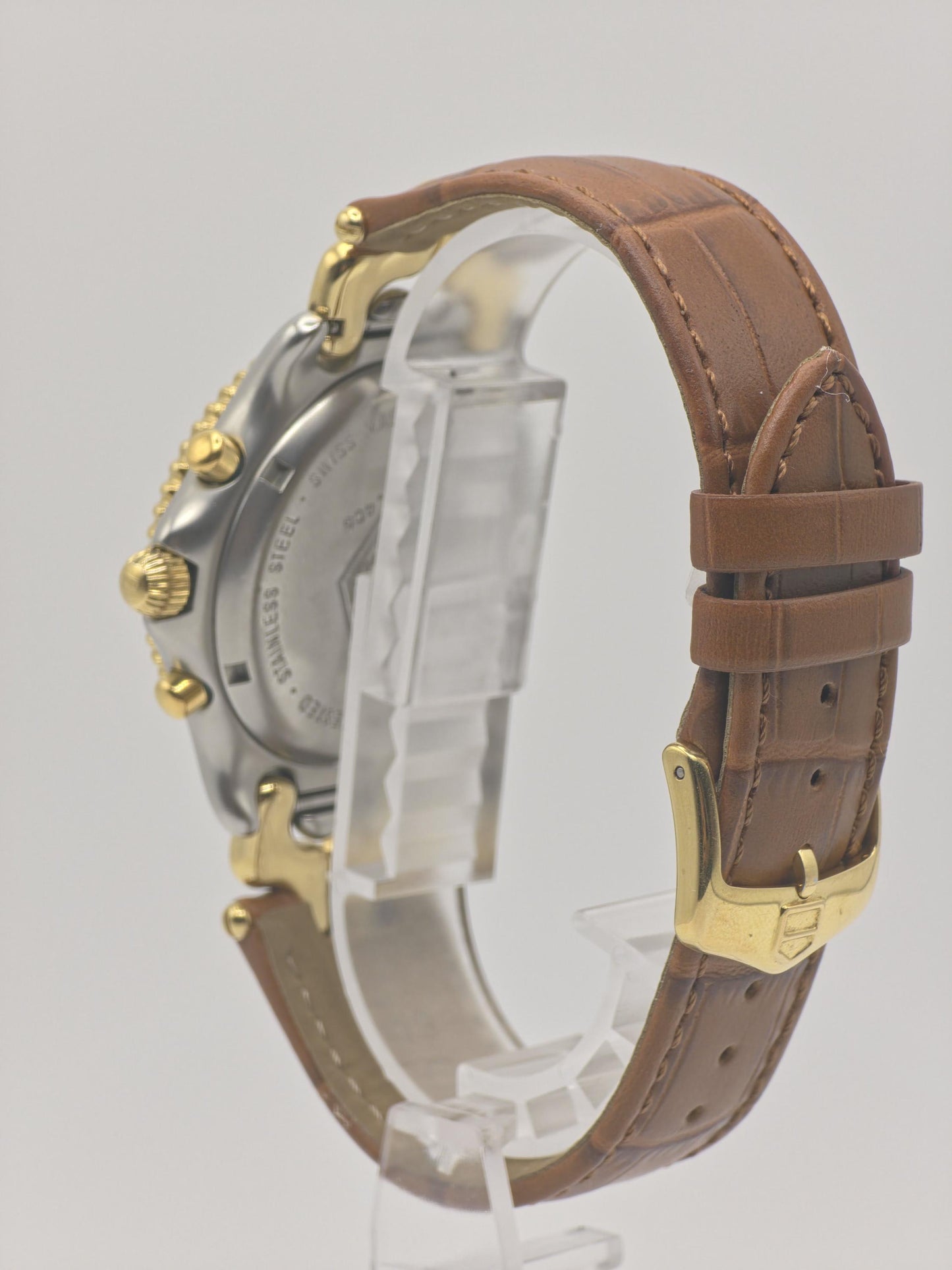 Vintage TAG Heuer Chronograph | Two-Tone Champagne Dial, Leather Strap